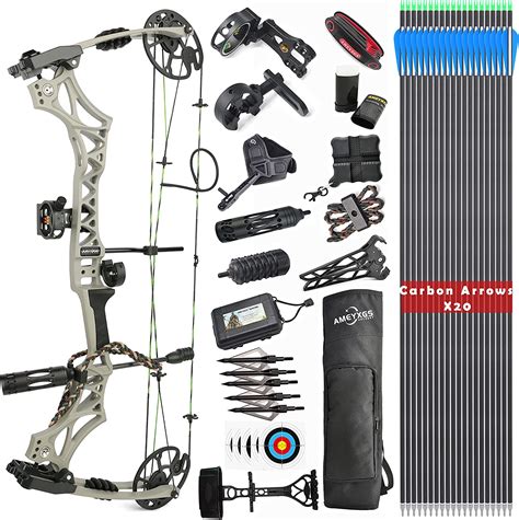 Compound Bow Kit, Hunting and Target with Archery Hunting Accessories