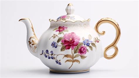 Premium AI Image | a teapot with flowers