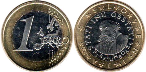 Euro of Slovenia coins - catalog with values and pictures online free