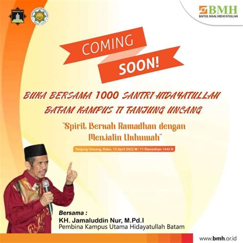 Bmh Kepri Buka Bersama Santri Hidayatullah Batam