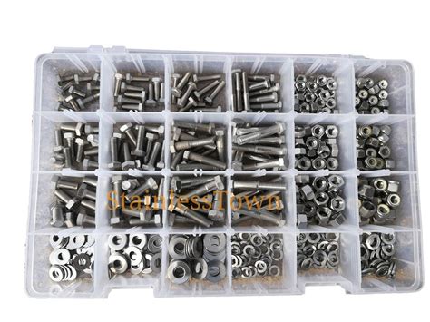 Hexagonal STAINLESS STEEL BOLT NUT WASHER KIT Diameter More Than