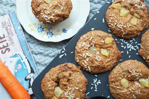 Muffins Jumbo Aux Carottes Avec Ananas Et Noix De Coco GourmandGourmand