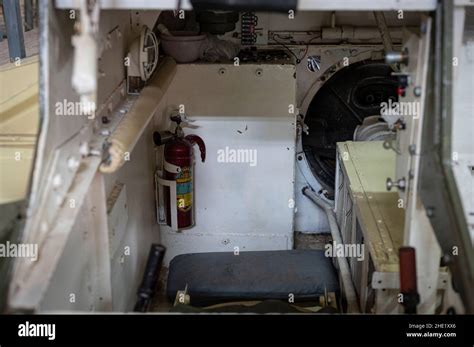 Detail of the interior of a T-26 War Tank Stock Photo - Alamy