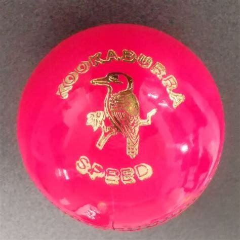 KOOKABURRA Speed 4 Piece Leather Cricket Ball Pink - AMAFHHA Sports