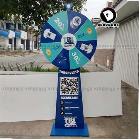 Ruleta Mdf Deavance Publicidad