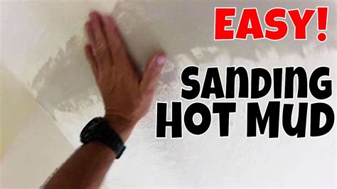 Easiest Way to Sand Hot Mud! Diy Drywall Repair Tips and Tricks - YouTube