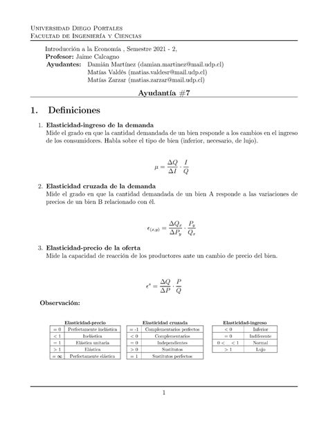 Pauta Ayudant A Facultad De Ingenier A Y Ciencias