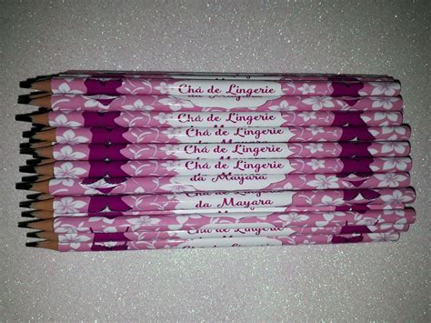 Kit 3 Brincadeiras Chá de Lingerie Lápis Elo7