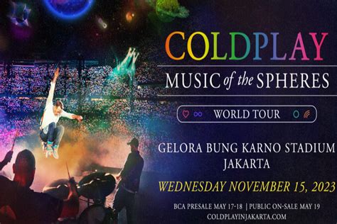 Siap War Tiket Coldplay Wajib Siapkan Bca Dan Perhatikan Syarat Ini