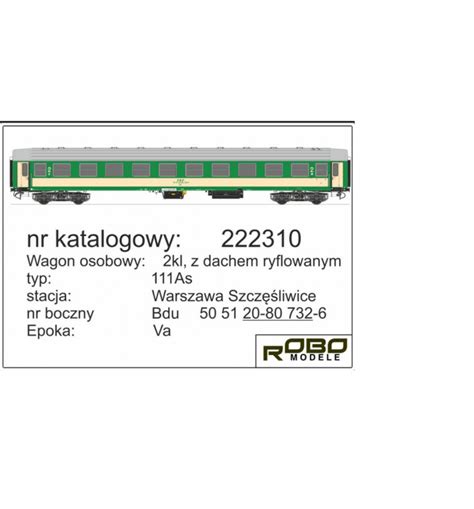 Robo 222310 Wagon 2 Kl 111As Z Ryflowanym Dachem St Warszawa