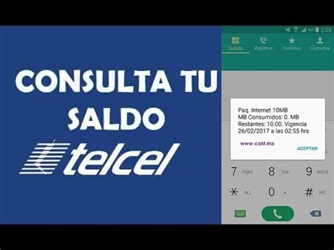 Como Saber El SALDO Y Datos Restantes En TELCEL YouTube