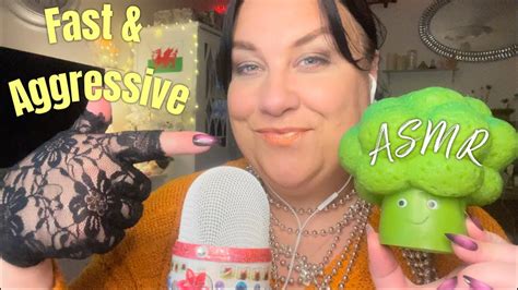 ASMR Fast And Aggressive Various Triggers Tapping And Scratching