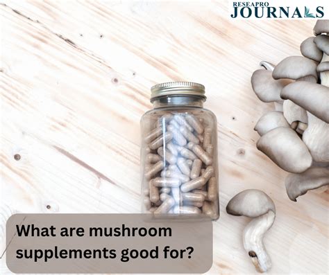 What are mushroom supplements good for?