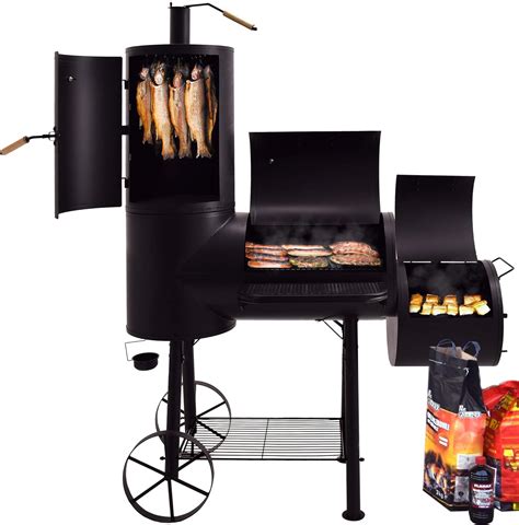 Syntrox Germany Xxl Smoker Barbecue Bbq Grill Smoker Charcoal Barbecue