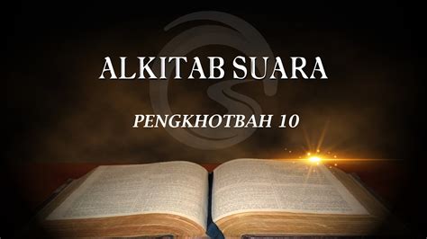 Alkitab Suara Pengkhotbah Youtube