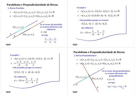 Pdf Paralelismo E Perpendicularidade De Rectas Esas Pt