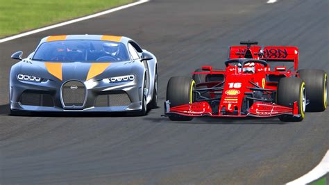 Ferrari F1 2020 Vs Bugatti Chiron Super Sport 300 At Monza YouTube