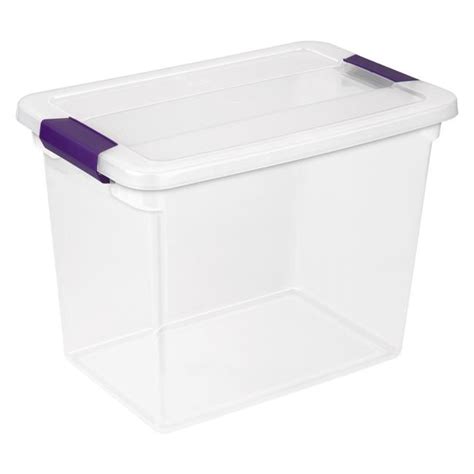 Sterilite 27 Qt Clearview Clear View Latch Box