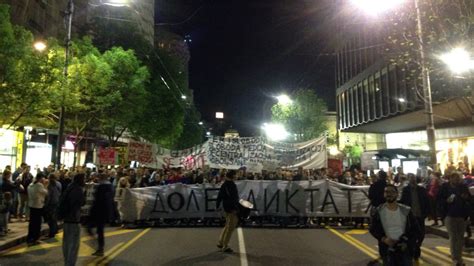 Zavr Eni Deseti Protesti Protiv Diktature Pauza Za Uskrs Video