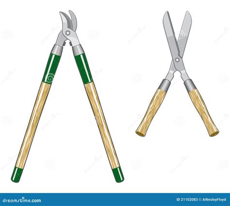 Garden Loppers and Clippers Stock Vector - Illustration of clippers ...