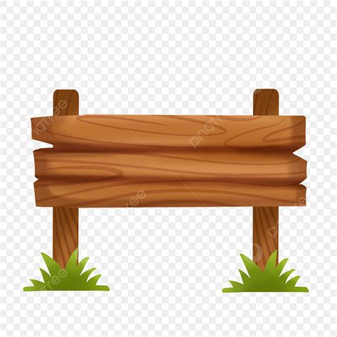 Wood Fence Clipart Vector Creative Fence Wood Sign With Transparent