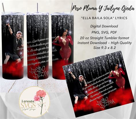 Peso Pluma ella Baila Sola With Jailyne Ojeda - Etsy Australia