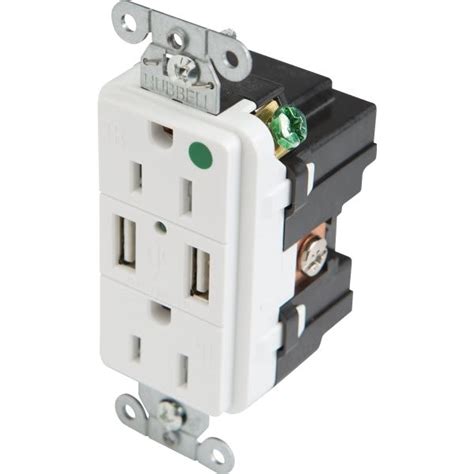 Hubbell Volt Hospital Grade Duplex Standard Outlet W Type