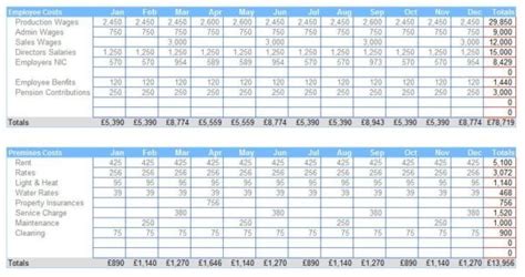 10 Column Accounting Worksheet Excel