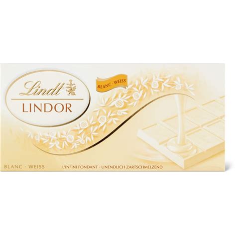 Lindt Lindor Tavoletta Di Cioccolato Bianco Migros