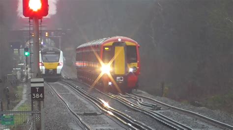 Southern Class 377 427 377 105 Thameslink Class 700 And Gatwick Express At Hassocks On 9 01 2020