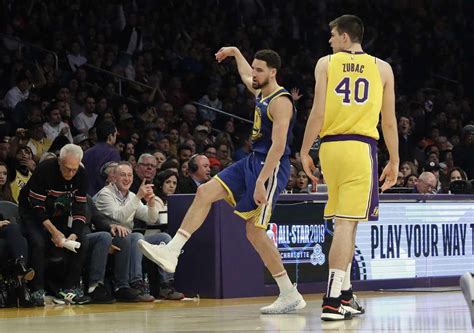 Warriors Klay Thompson Torches Lakers Ties Nba Record 3 Pointers