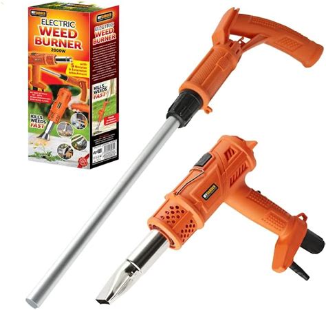 Mygarden Electric Weed Burner Hot Air Gun Bbq Lighter With Nozzles