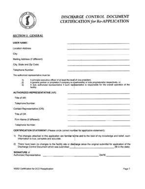 Fillable Online Northshoresanitary Discrge Control Document