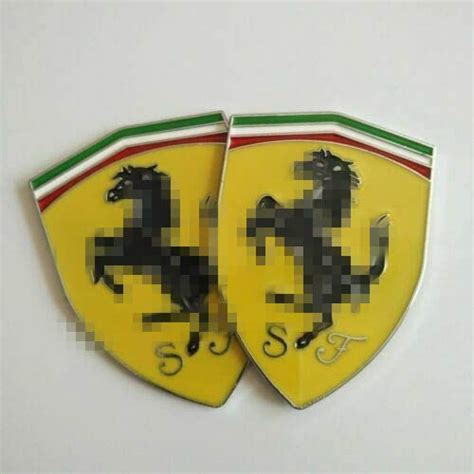 Compare Price: ferrari emblem sticker - on StatementsLtd.com