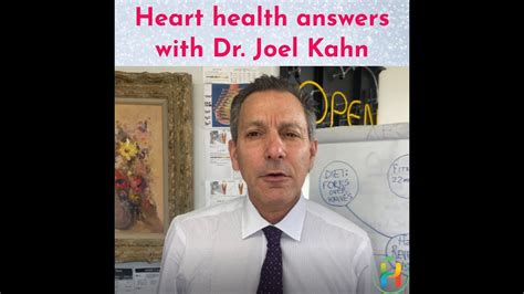 Heart Health Answers With Dr Joel Kahn Youtube