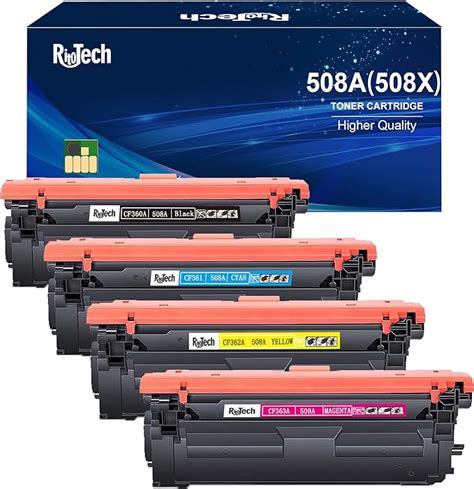 Amazon 508A M553 Toner Cartridge 4 Pack Replacement For HP 508 A