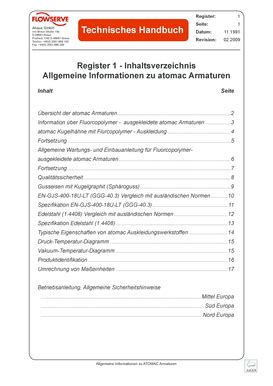 Fillable Online Flowserve Register Ahaus Gmbh Technisches Handbuch