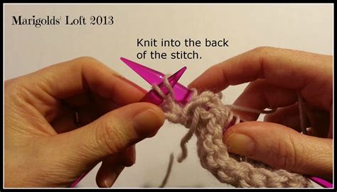 Marigolds Loft Stitches Explained M1L Make One Left