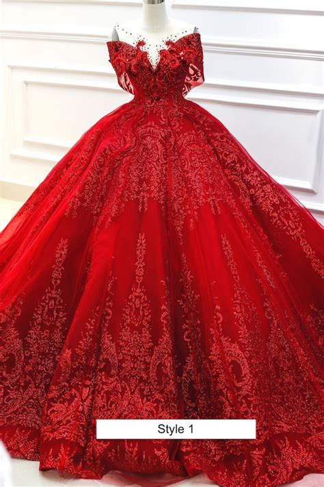 red ballgown dress | Dresses Images 2024