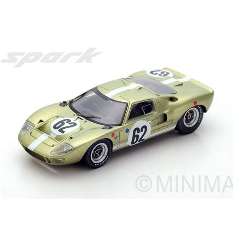 Ford Gt40 Mki 62 24 Heures Du Mans 1967 Spark S5179 Miniatures Autos