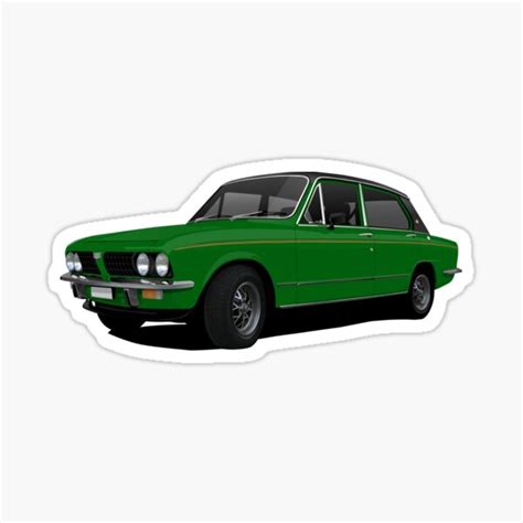 Triumph Dolomite Sprint Green Illustration Sticker For Sale By