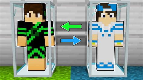 Gahmarin E Bruninho Trocaram De Cor No Minecraft Youtube