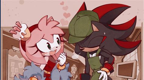 Amy Rose And Shadow Sonic X