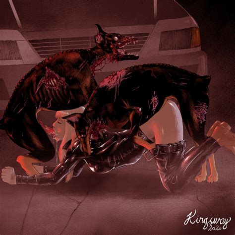 Resident Evil Outbreak Cindy Vs Cerberus By Kingsway Hentai Foundry