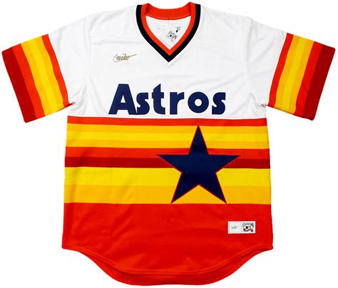 Jeff Bagwell Autographed Houston Astros Rainbow Replica Jersey