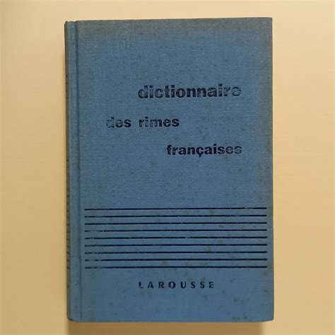 Yahooオークション フランス語脚韻の辞典（larousse 1962）（フラン