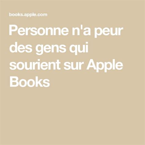 Personne N A Peur Des Gens Qui Sourient Sur Apple Books Vengeance Smile