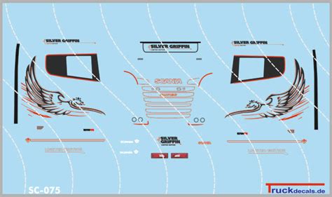 Scania New Streamline Griffin Dekor Truckdecals