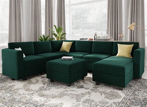 Belffin Modular Sectional Sofa With Storage Seat Oversized