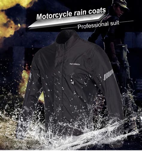 MOTOBOY мужские и женские мотоциклетные дождевики Светоотражающие ...